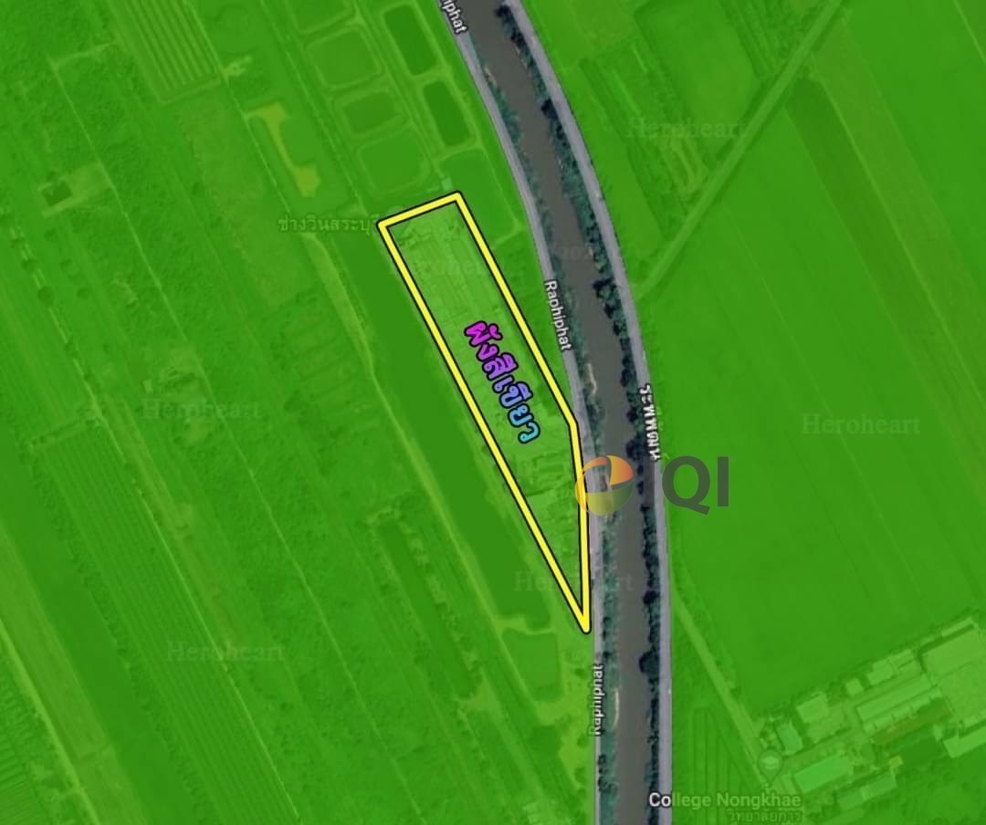 Empty land for sale with business in saraburi province thailand image