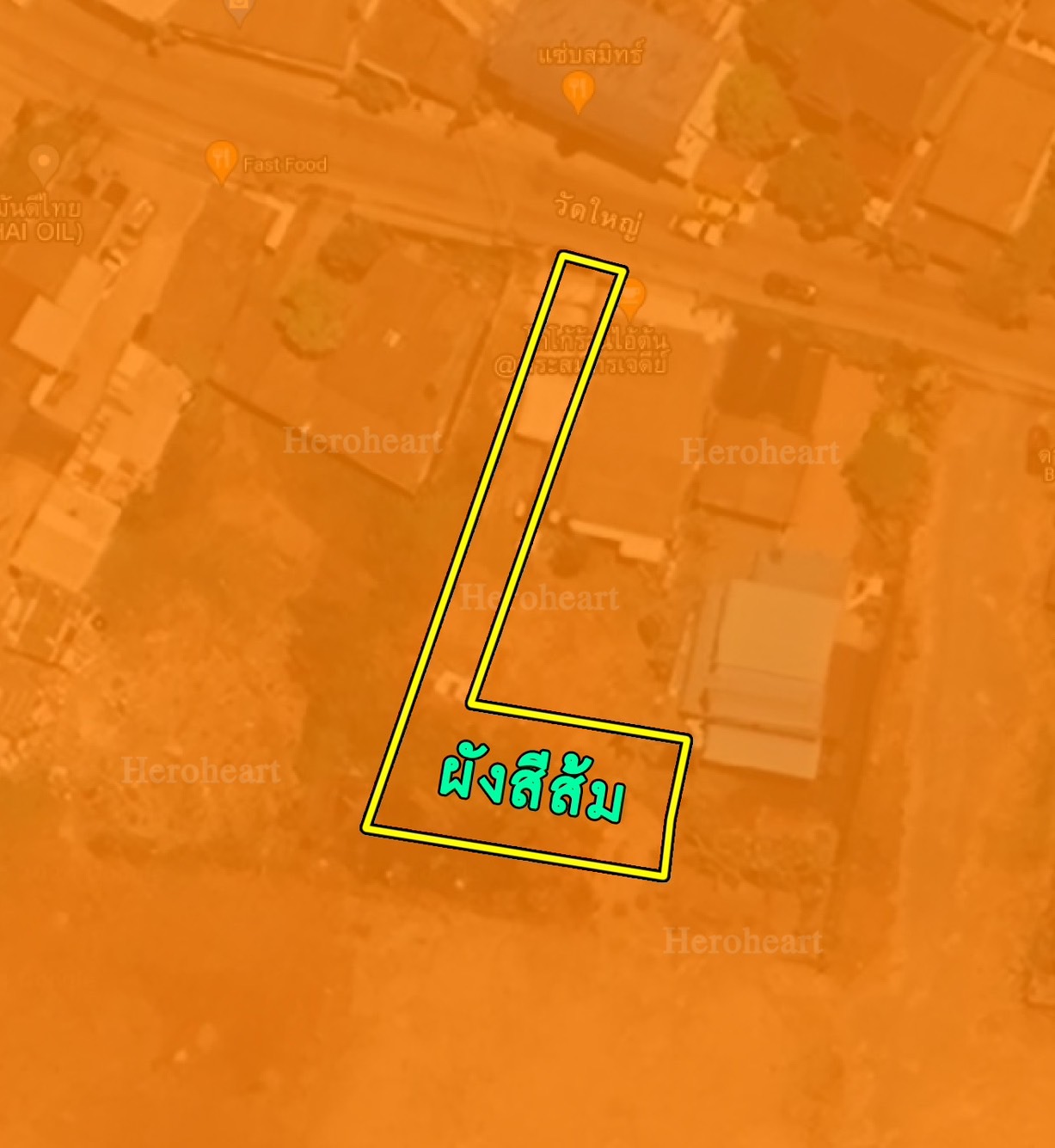 Empty land for sale, 157 square wah For sale 3,500,000 baht  Land next to the road in the area of ​​Wat Yai, Wat Laem Pha Pha, Suksawat, in Khlong Bang Pla Kot. Phra Samut Chedi image