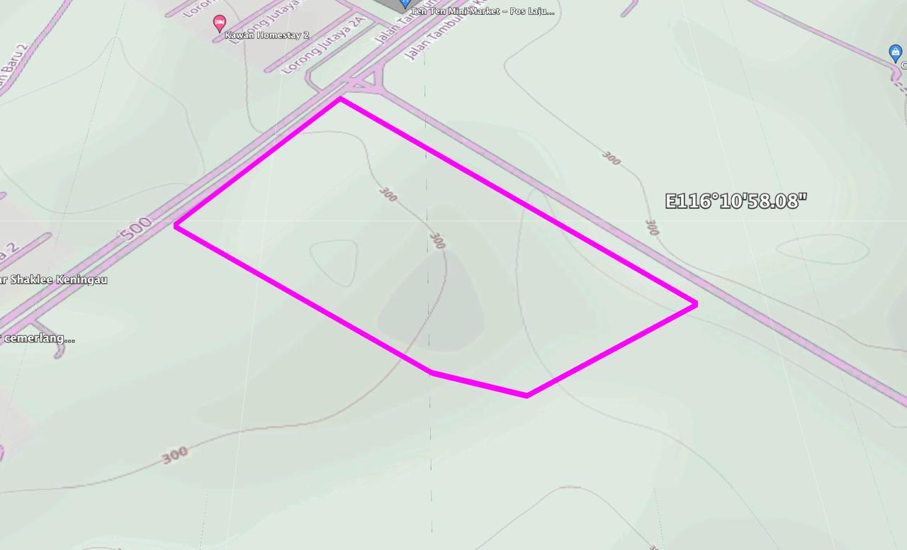 Kenungau Roadside Land , Sabah image