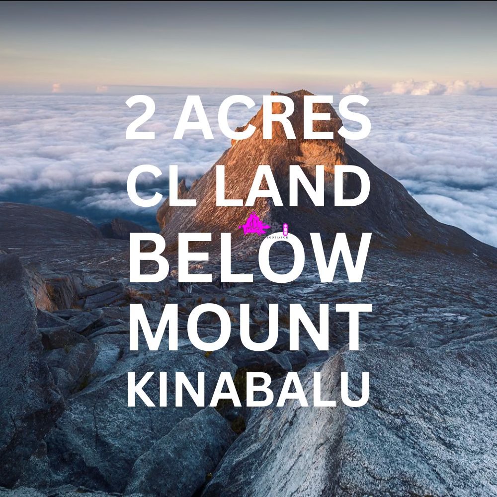 Kundasang Ranau Mt Kinabalu View land Sabah image