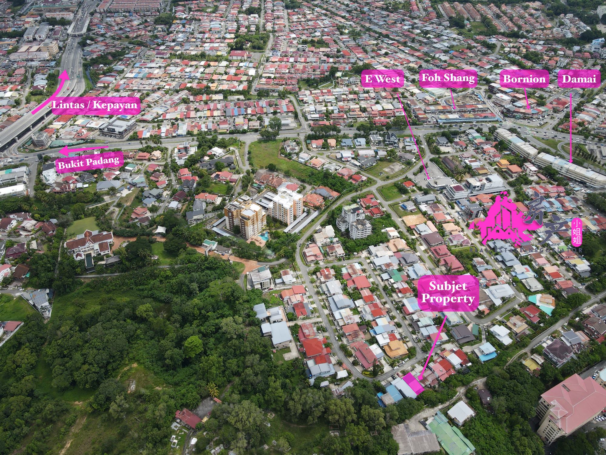 TAMAN FOOK TIN - 2 STOREY SEMI D FOR SALE- LUYANG DAMAI KK image