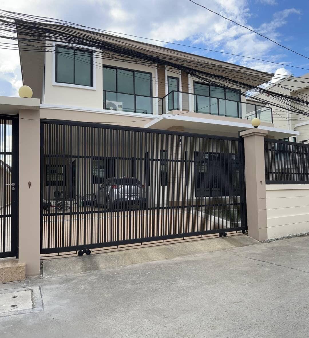 House for sale, own build, 2-story detached house, modern style, Lat Phrao 101 image