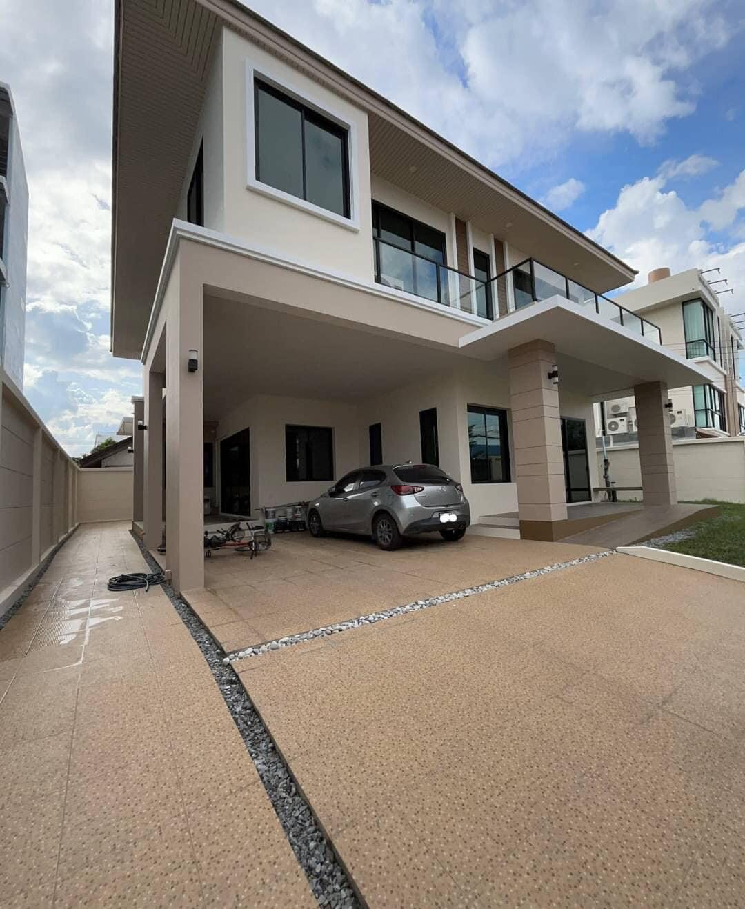 House for sale, own build, 2-story detached house, modern style, Lat Phrao 101 image