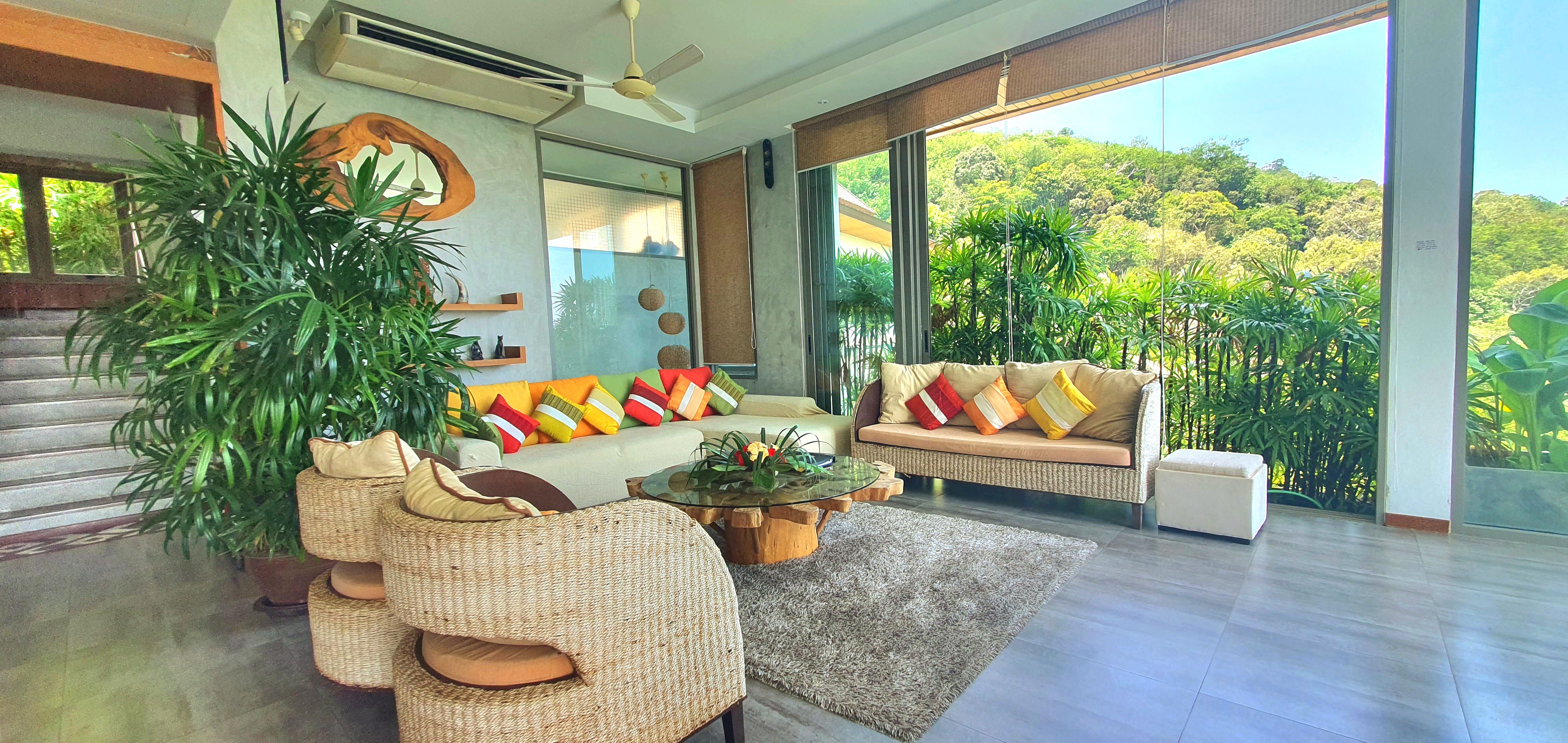 Sea View Villa 4 Bedrooms Private villa , Bangtao beach (SUP-1143)  image