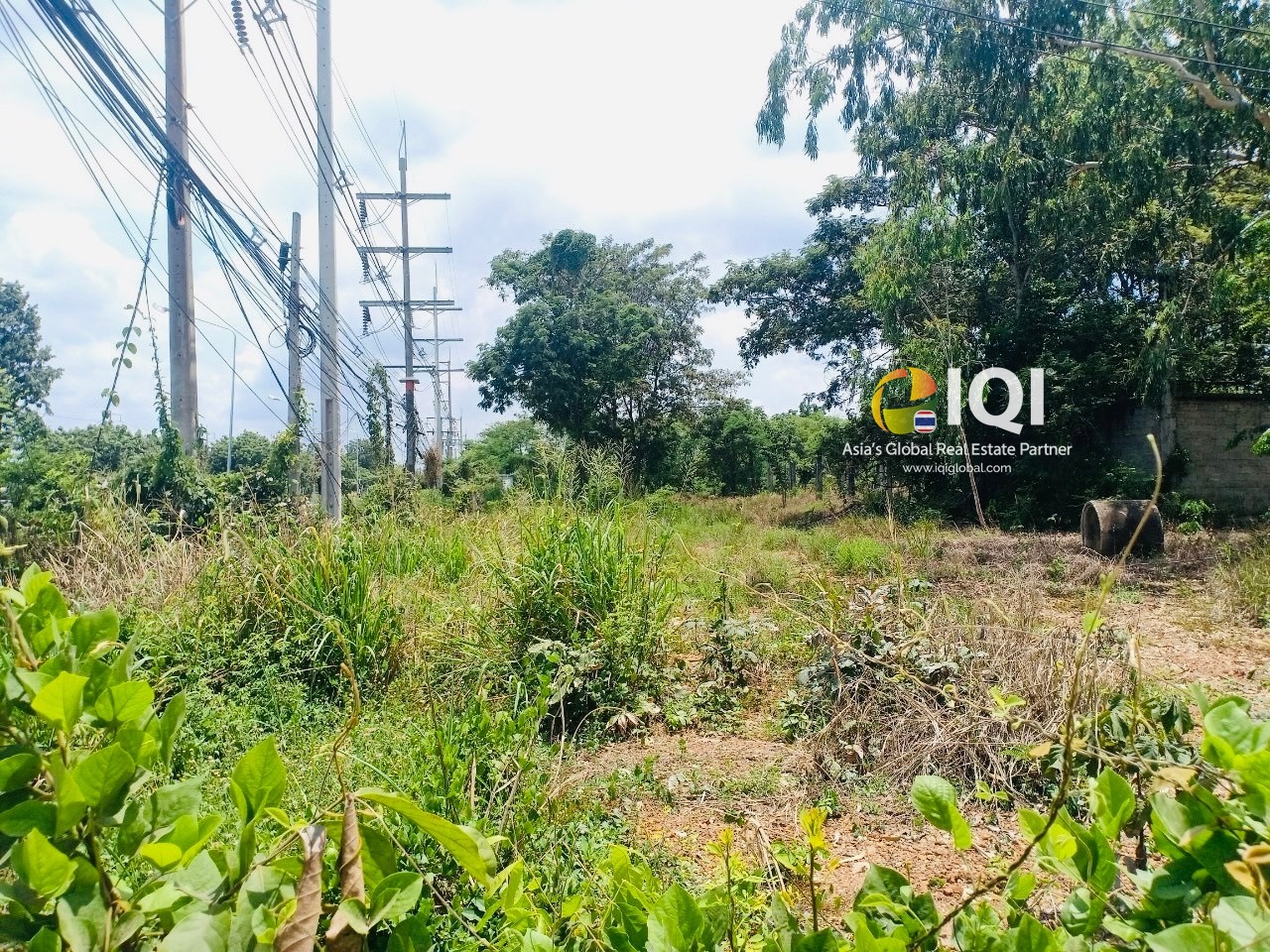Empty land for sale purple space at Chachoengsao-Kabinburi Road  image