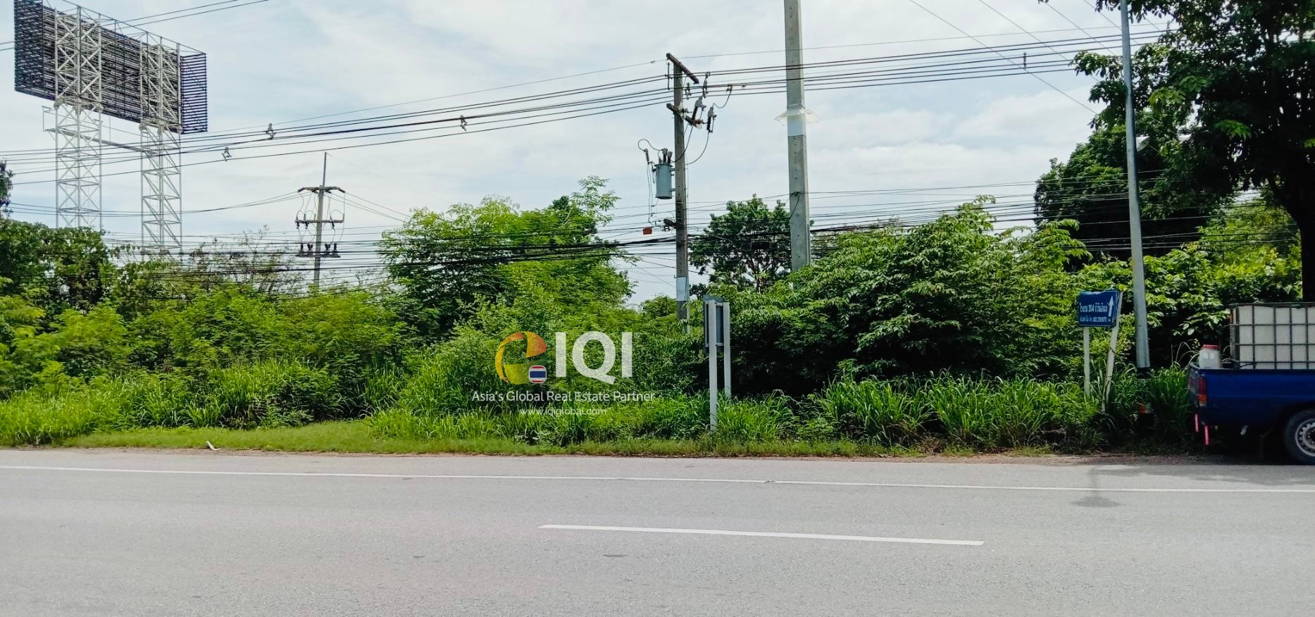 Empty land for sale purple space at Chachoengsao-Kabinburi Road  image