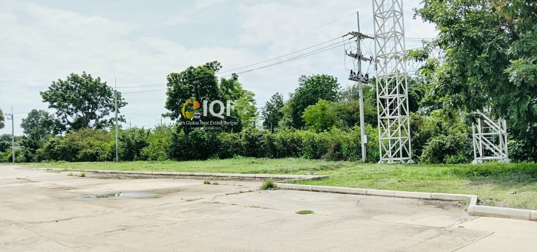 Empty land for sale purple space at Chachoengsao-Kabinburi Road  image