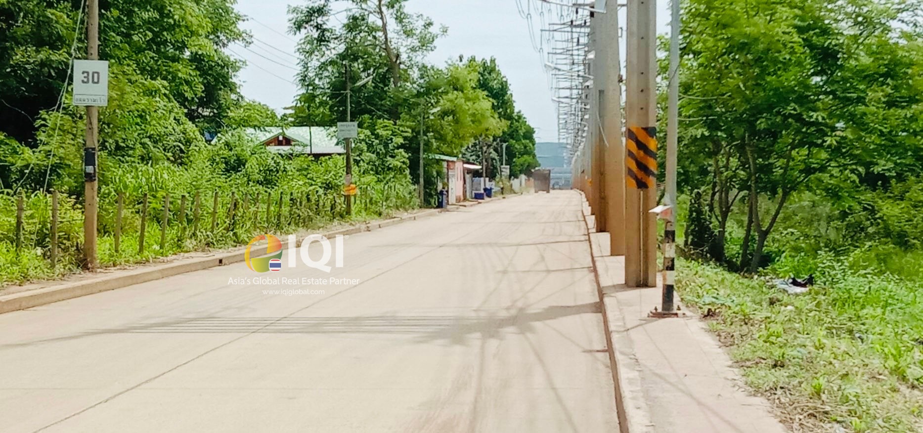Empty land for sale purple space at Chachoengsao-Kabinburi Road  image