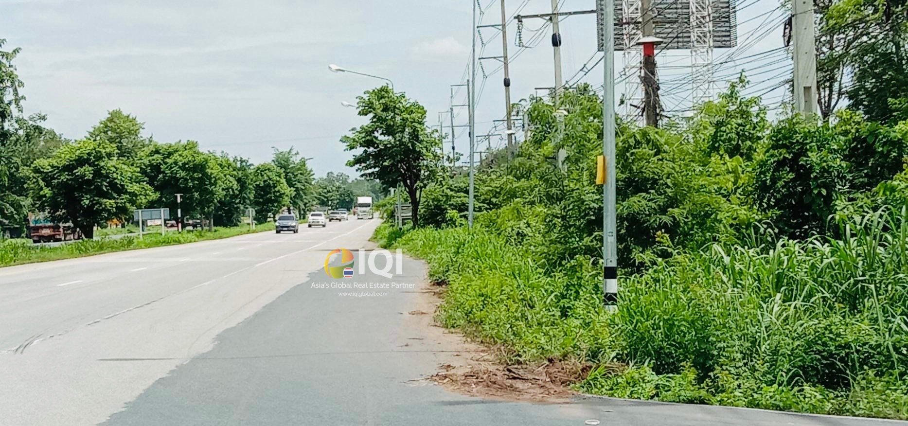 Empty land for sale purple space at Chachoengsao-Kabinburi Road  image