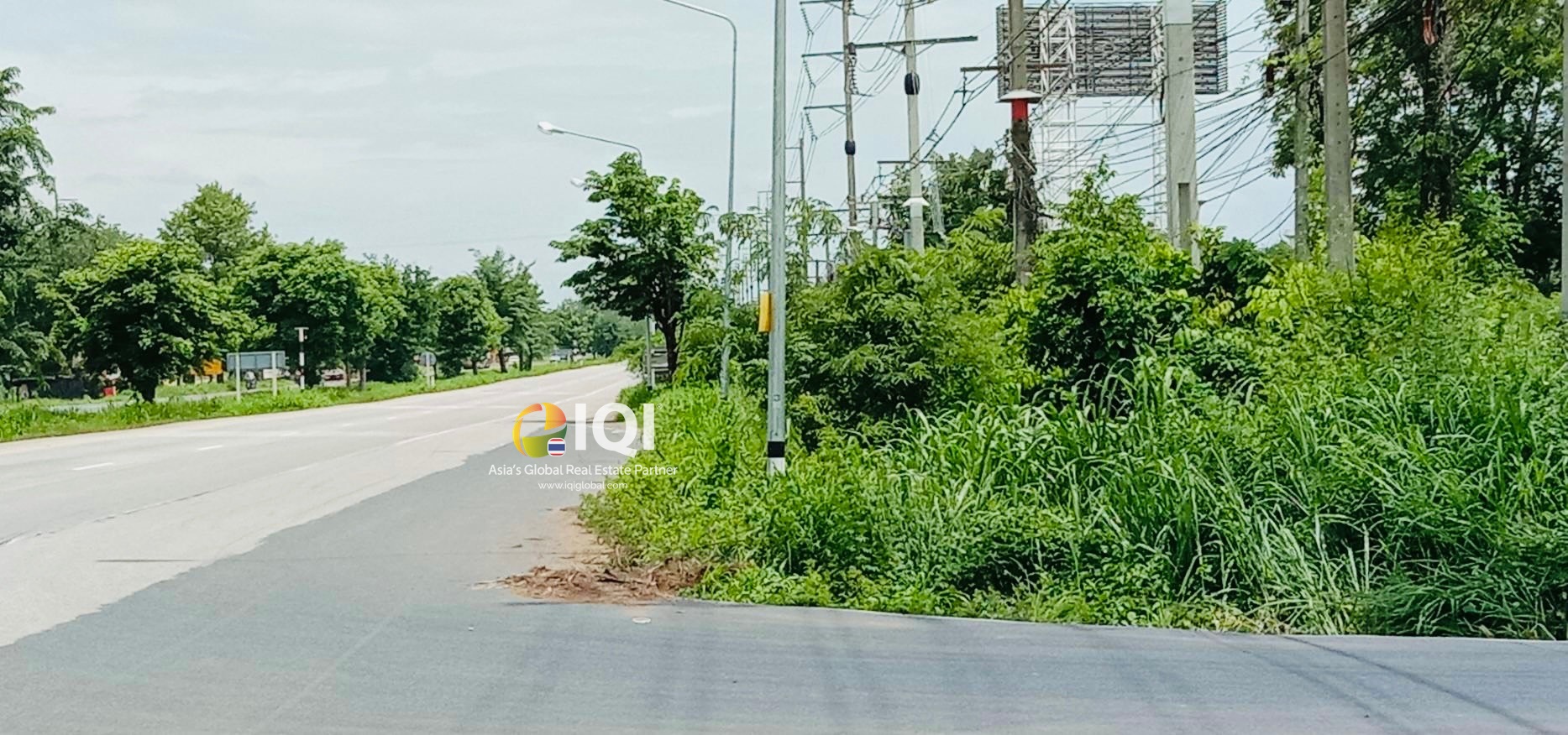 Empty land for sale purple space at Chachoengsao-Kabinburi Road  image