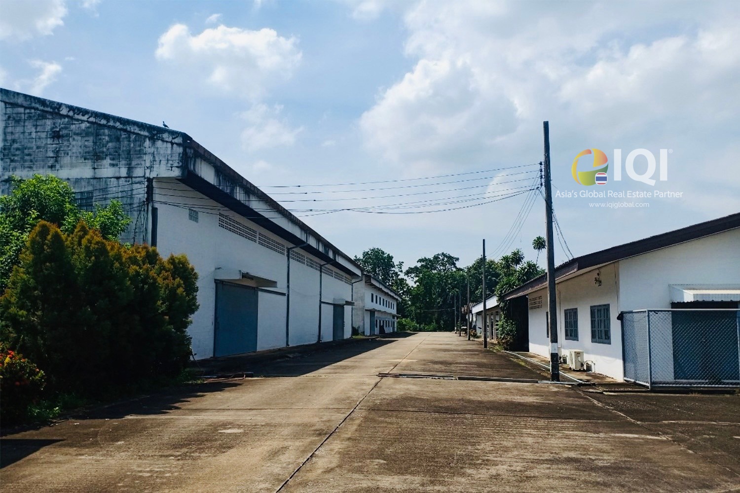 Factory or warehouse for sale, factory or warehouse Si Maha Phot District Prachinburi Province (a purple area) image