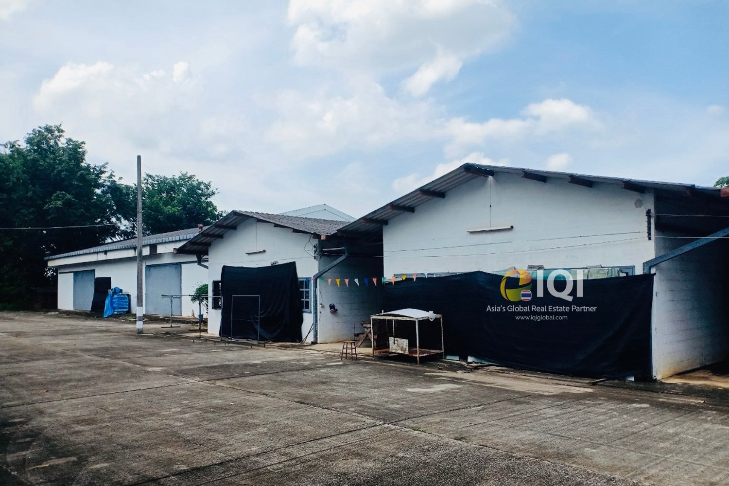 Factory or warehouse for sale, factory or warehouse Si Maha Phot District Prachinburi Province (a purple area) image