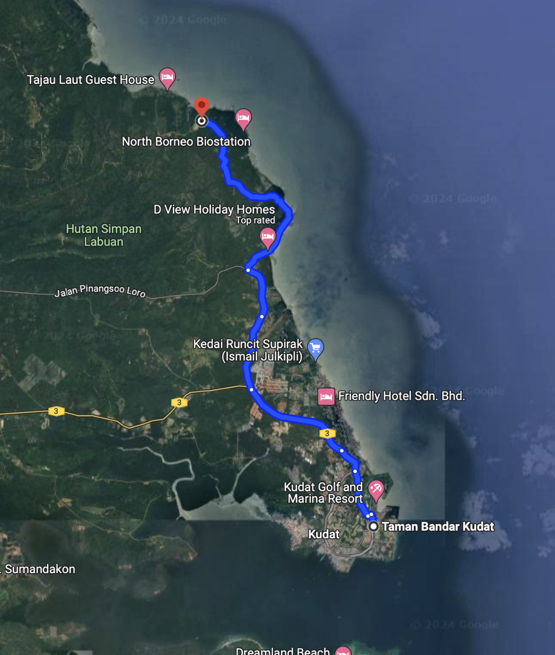 Sabah Kudat Beach Front Land  image