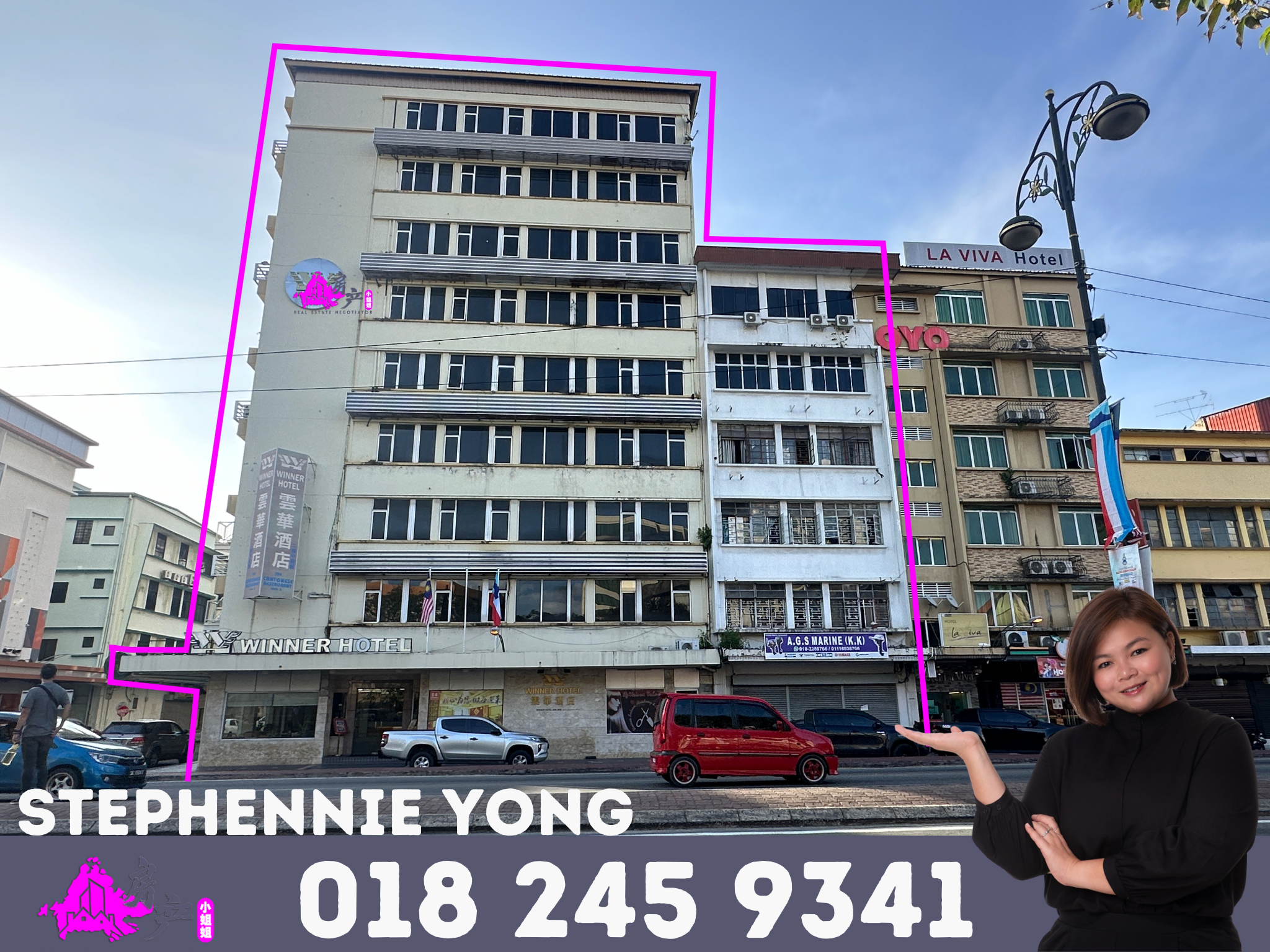 Corner 3 Adjoing Shoplot Kampung Air Kota Kinabalu City Centre Near To Gaya Street image