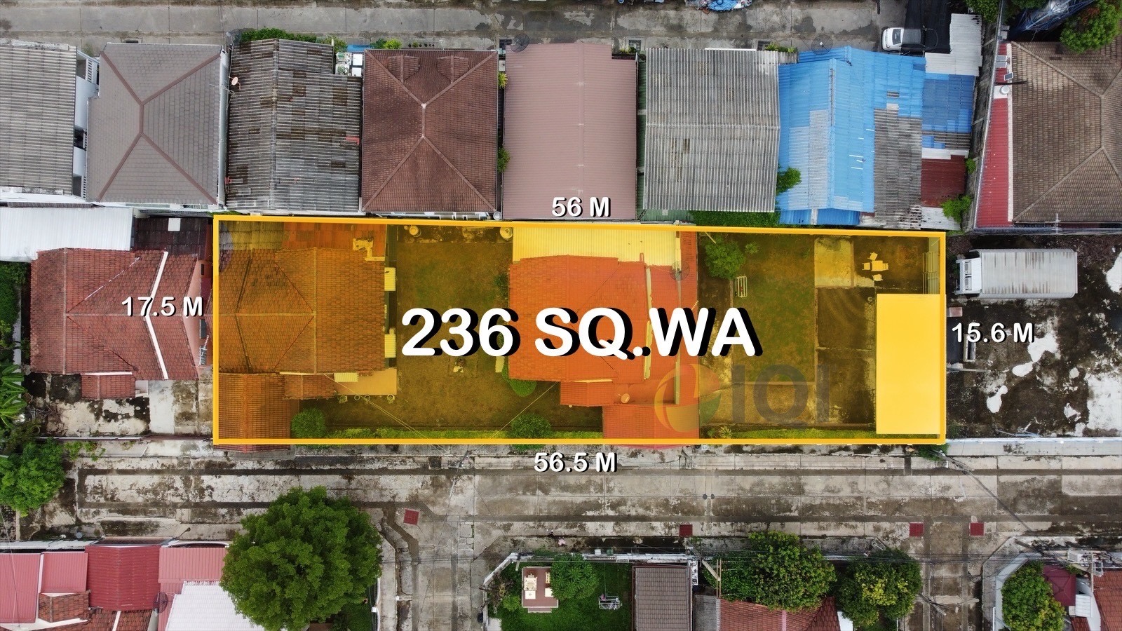 Land and building for sale on Srinakarin Road, next to MRT Yellow Line (Sri Dan Station)  image