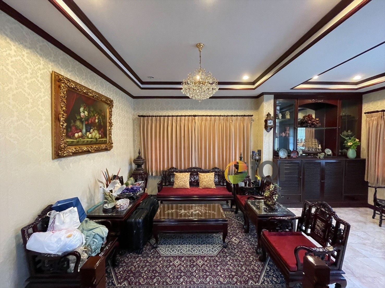 2-storey detached house for sale, Ladawan Village, Srinakarin, project front next to the BTS Sri Bearing Station image