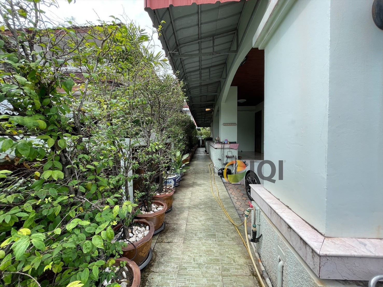 2-storey detached house for sale, Ladawan Village, Srinakarin, project front next to the BTS Sri Bearing Station image