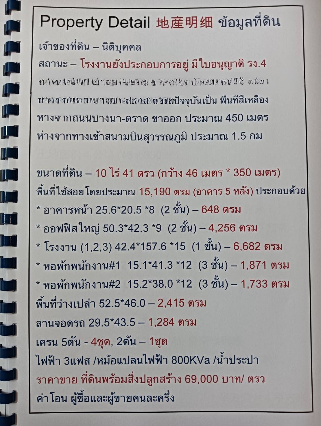 Factory for Sale on Bangna-Trat Road, Km. 16 image