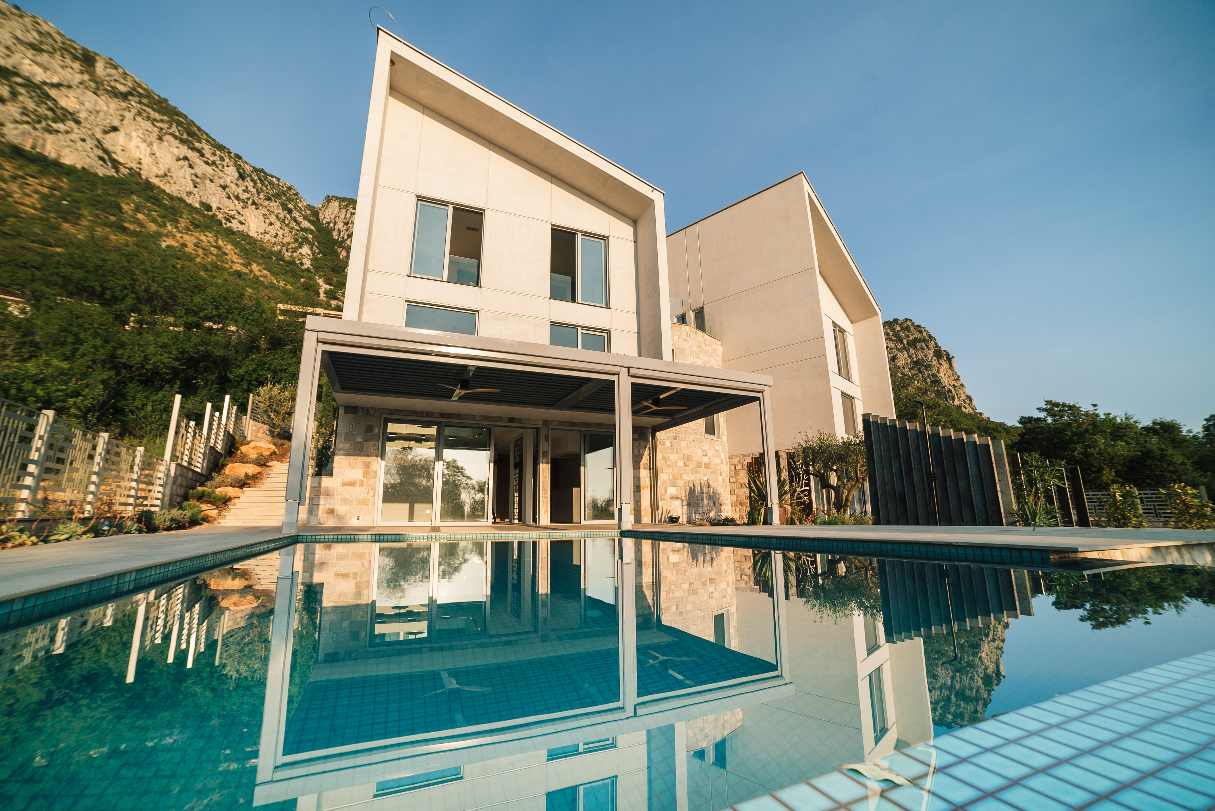 Sustainable living villas for sale, with magnificent sea views and swimming pool image