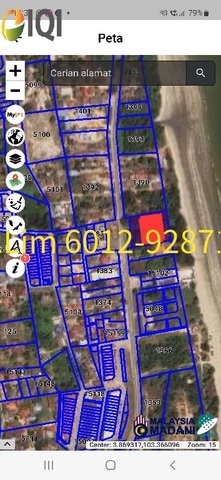 Commercial Land Double Frontage :Main Road and Beach