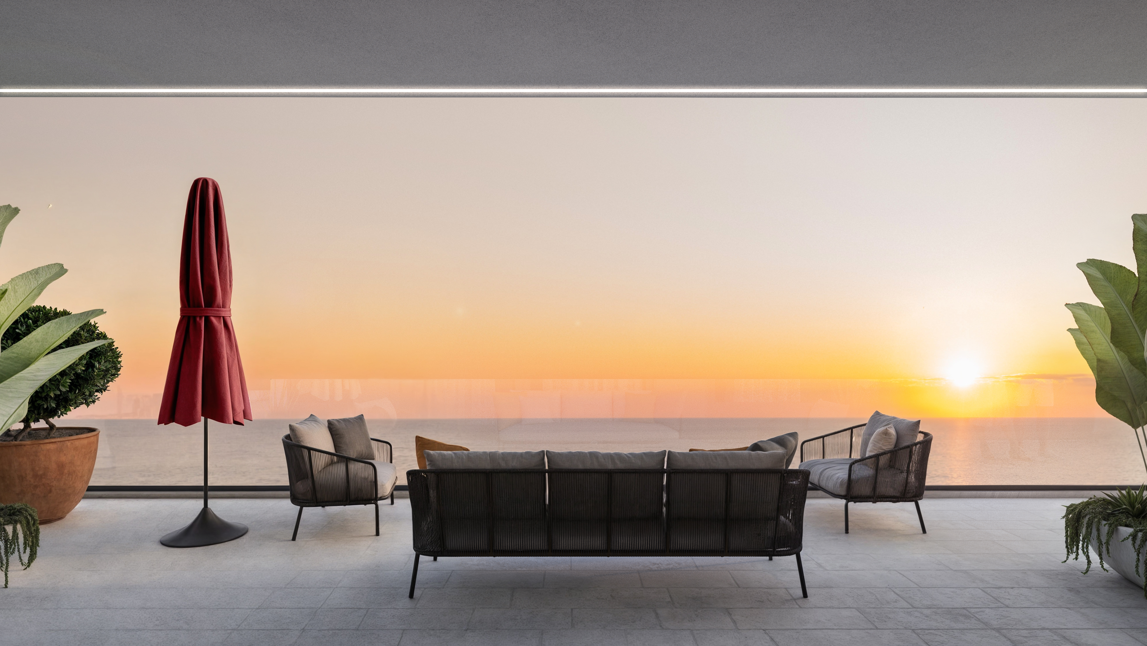 Modern One-Bedroom Apartments with Spectacular Sea Views in Bellevue Residence image