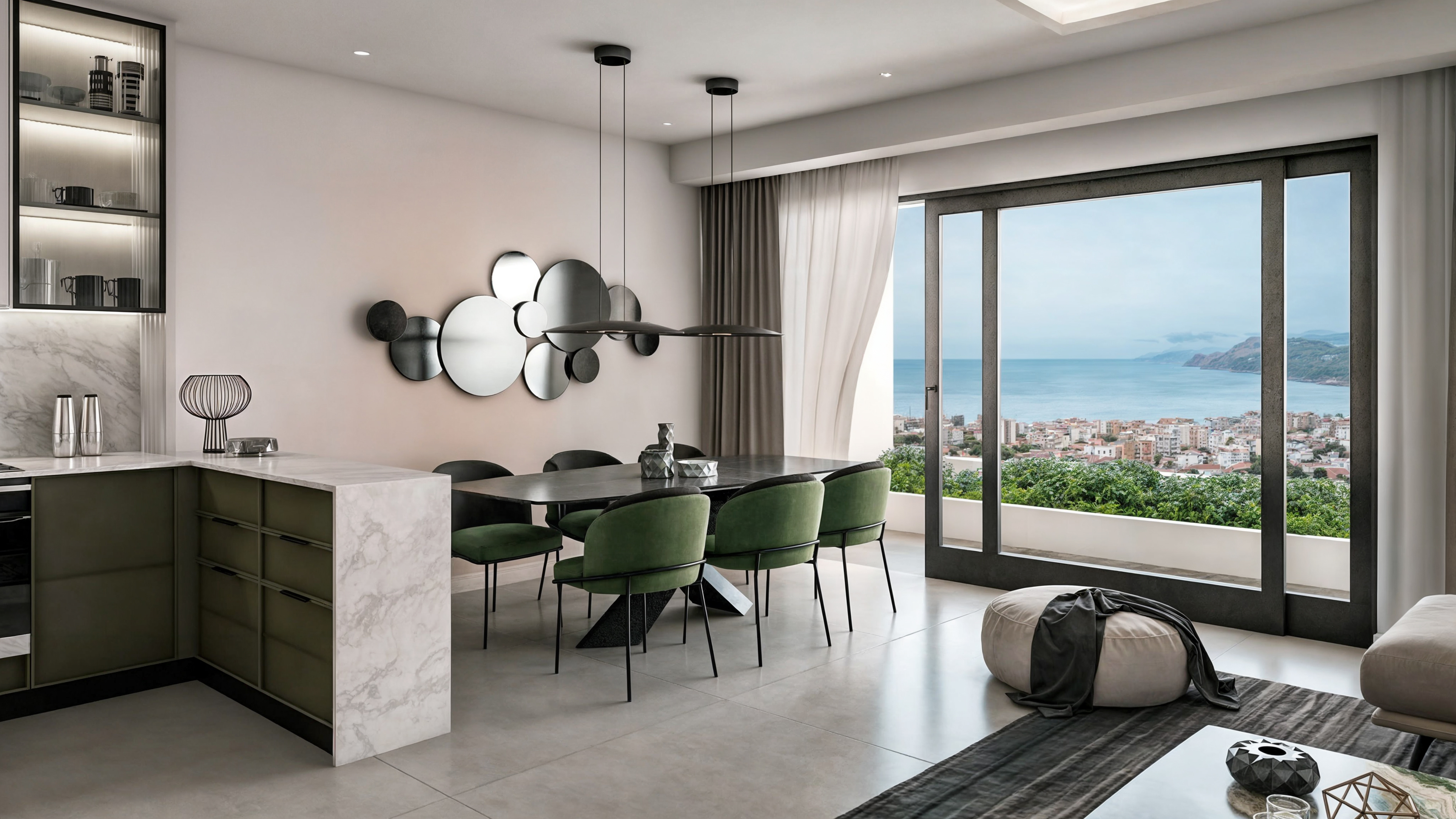 Modern One-Bedroom Apartments with Spectacular Sea Views in Bellevue Residence image