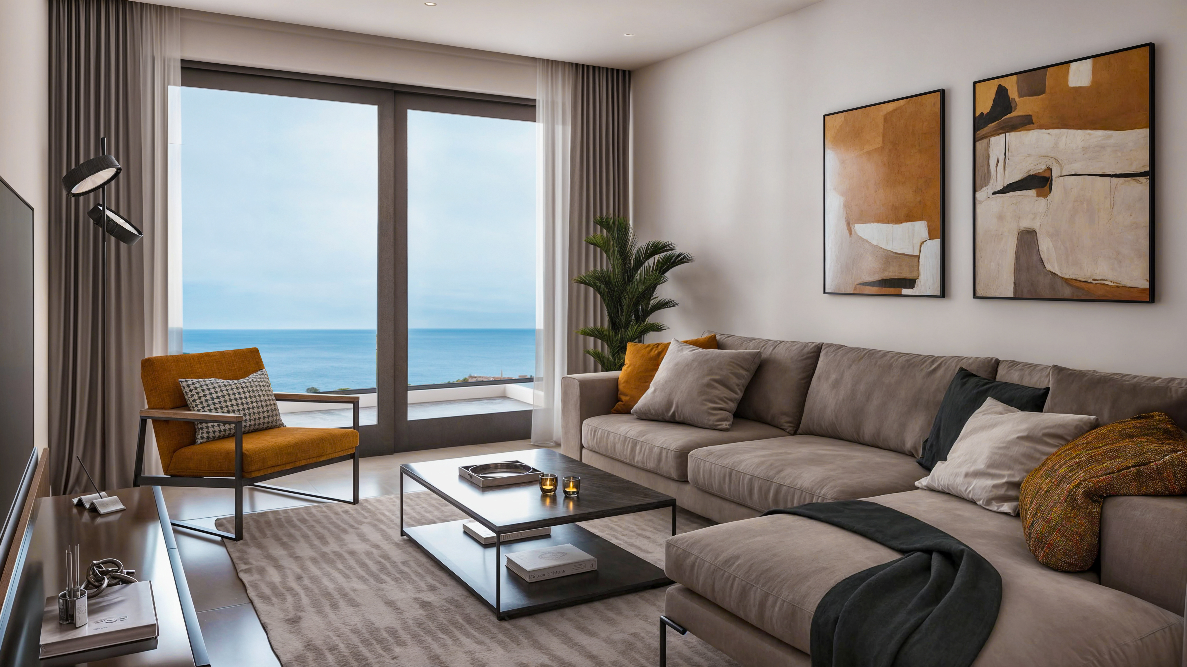 Modern One-Bedroom Apartments with Spectacular Sea Views in Bellevue Residence image