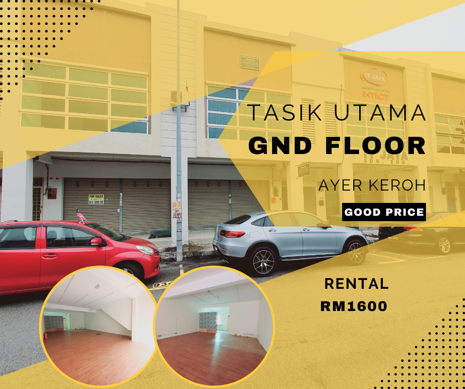 Ground Floor Shop with Nice Flooring Tasik Utama UTeM Students Ayer Keroh image