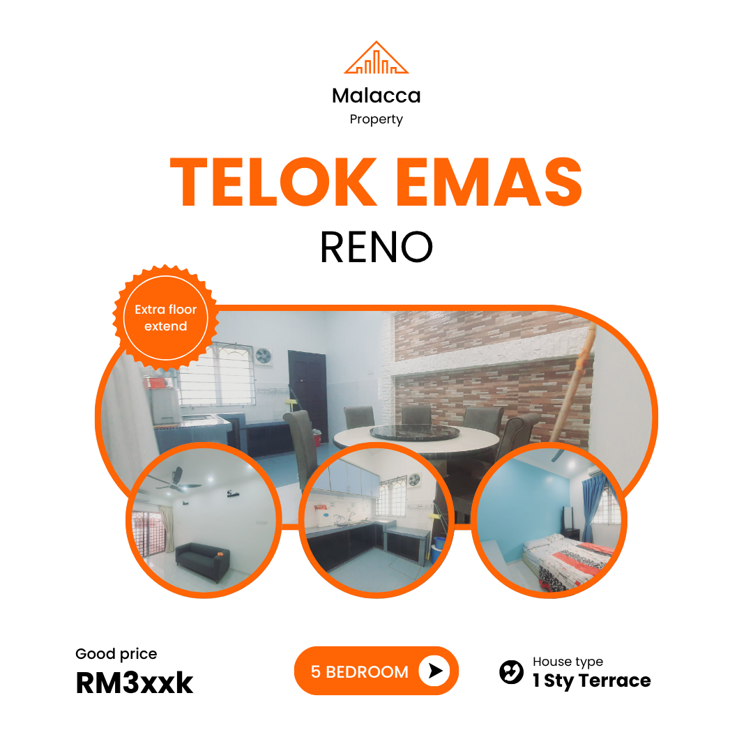 Fully Renovated 5 Room Teres Furnish Seri Telok Emas Bukit Katil image