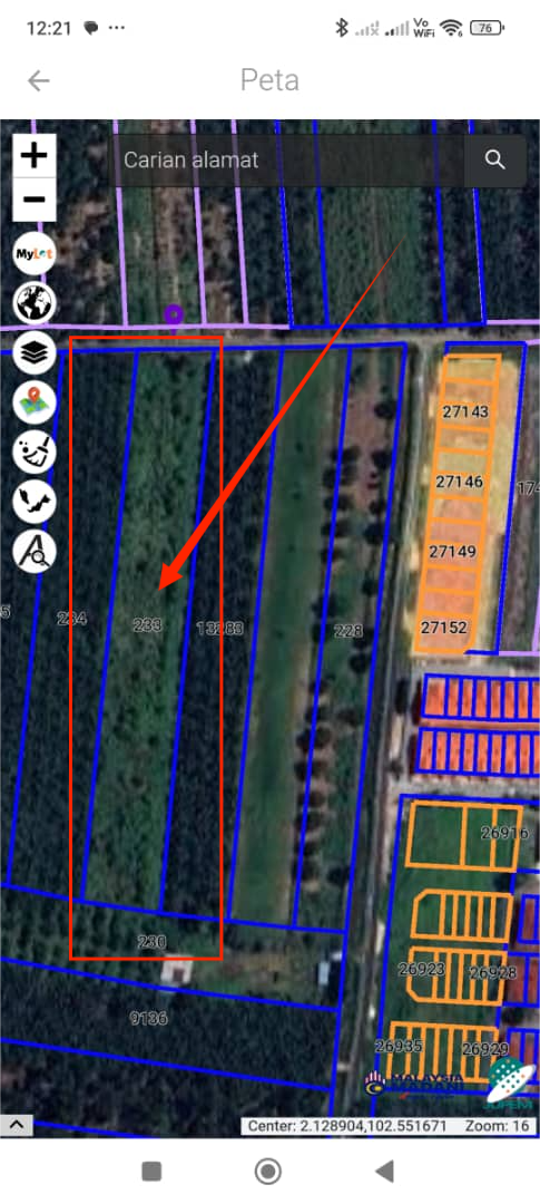 Pekan Rawang Agriculture Land First Layer with Access Road image