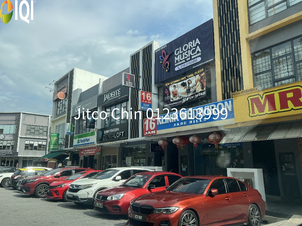 Jade Hills - Bukit Angkat, Kajang, 23x75 End lot freehold 2 sty shop lot for sales image