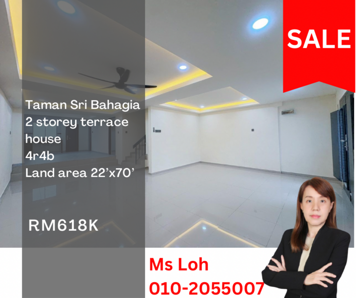 Taman Sri Bahagia Double Storey Terrace House for Sale