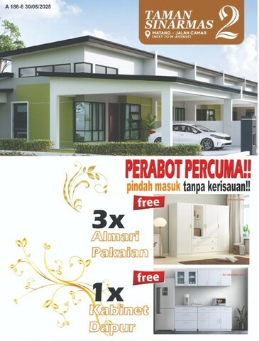 Single Storey Terrace at Taman Sinarmas 2 open for booking photo