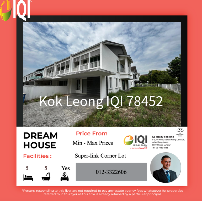 Perennia @ Bandar Rimbayu 5R5B Corner Superlink House at  For Sale image