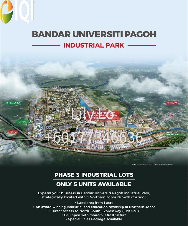 Bandar Univesiti Pagoh Medium Industrial Land image