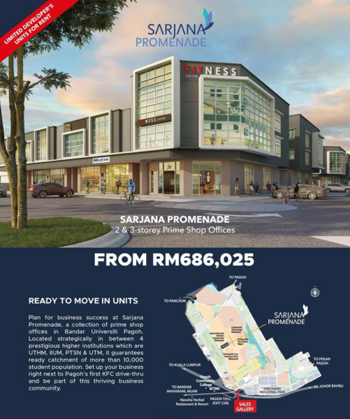  Bandar Universiti Pagoh : Sarjana Promenade