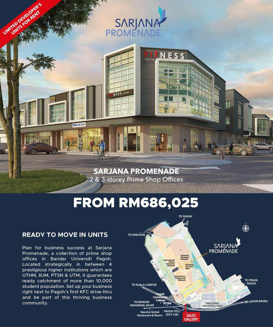  Bandar Universiti Pagoh : Sarjana Promenade image