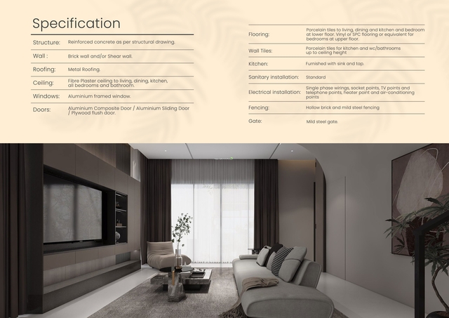 Double Storey Terrace house at Muara Tuang (8th Mile Kuching) open for booking image