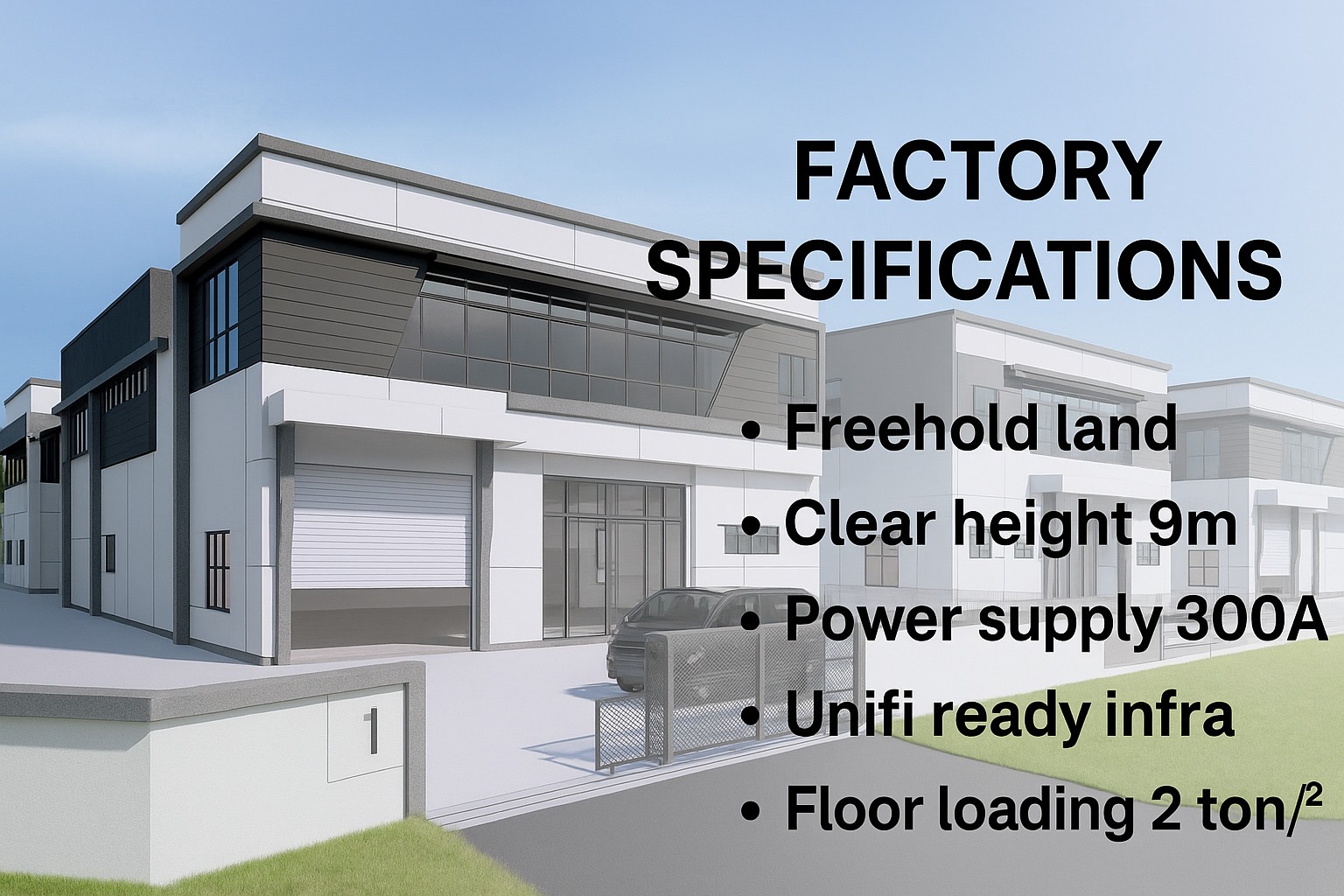 Pasir Gudang light industrial factory image