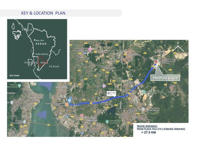 Industry Land with Building for Sales at Kulim photo
