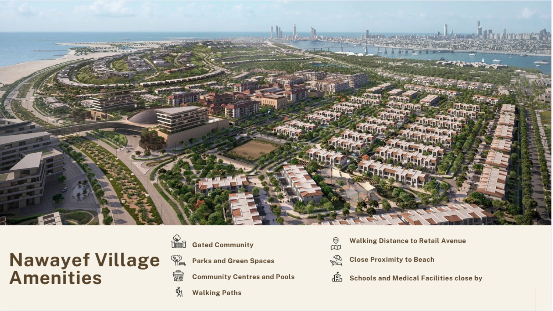 Luxury living – Off-plan Nawayef Village 4BR Townhouses, Hudayriyat Island image