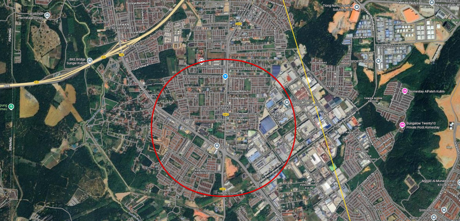  1.6 Acres Residential Zoning Paya Besar, Kulim, Kedah @ RM 50/sqft image
