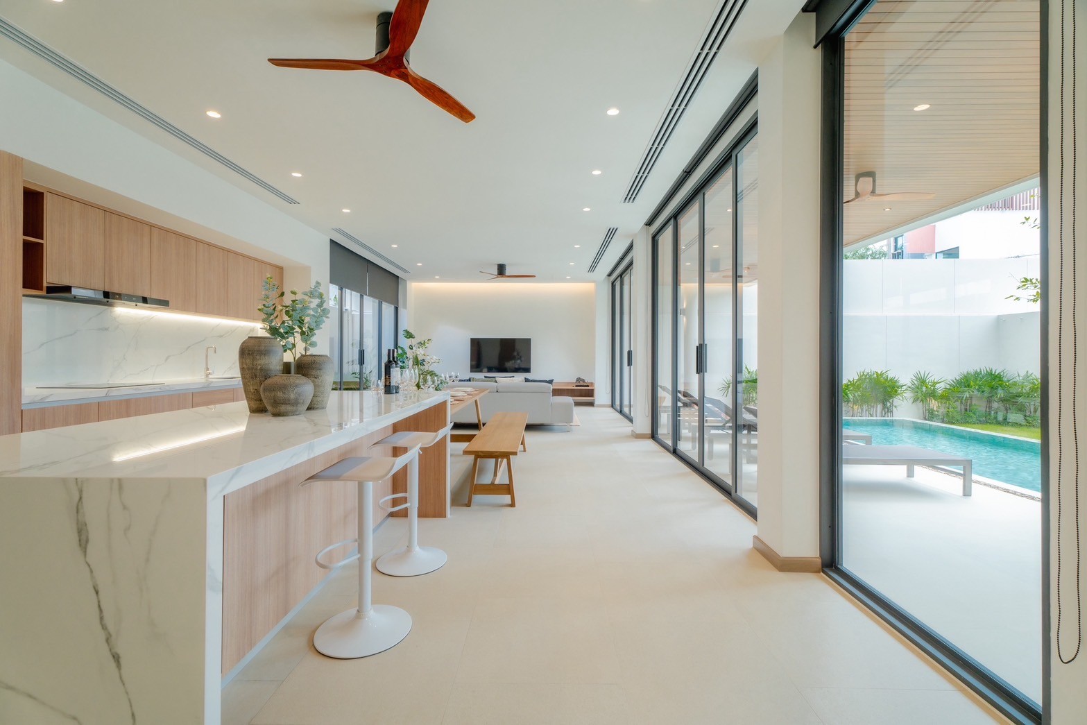 Asian Fusion Elegance – Newly Built 3-Bedroom Pool Villa in Saiyuan, South Phuket image