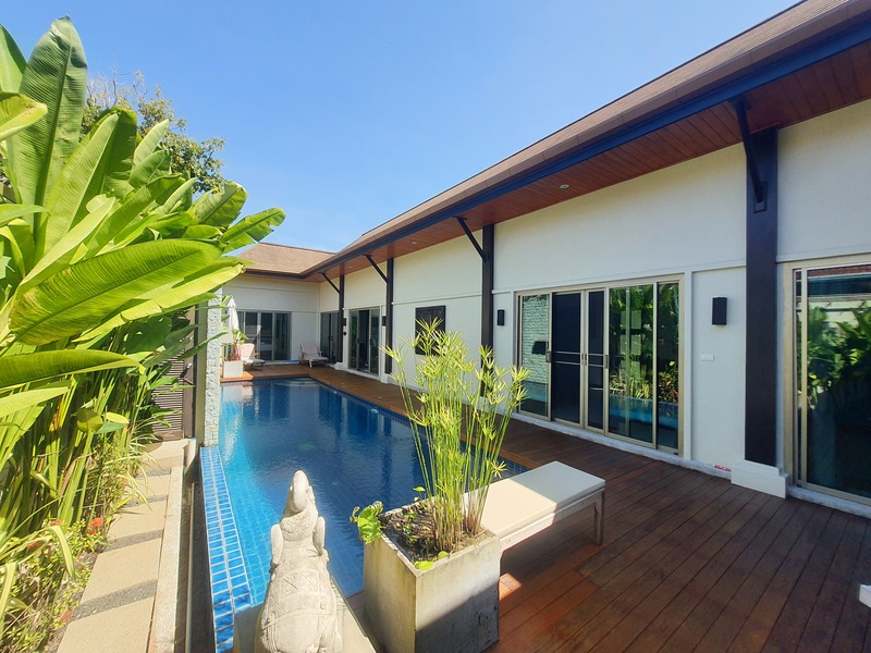 Modern Oriental-Style 4-Bedroom Pool Villa – Nai Harn, South Phuket