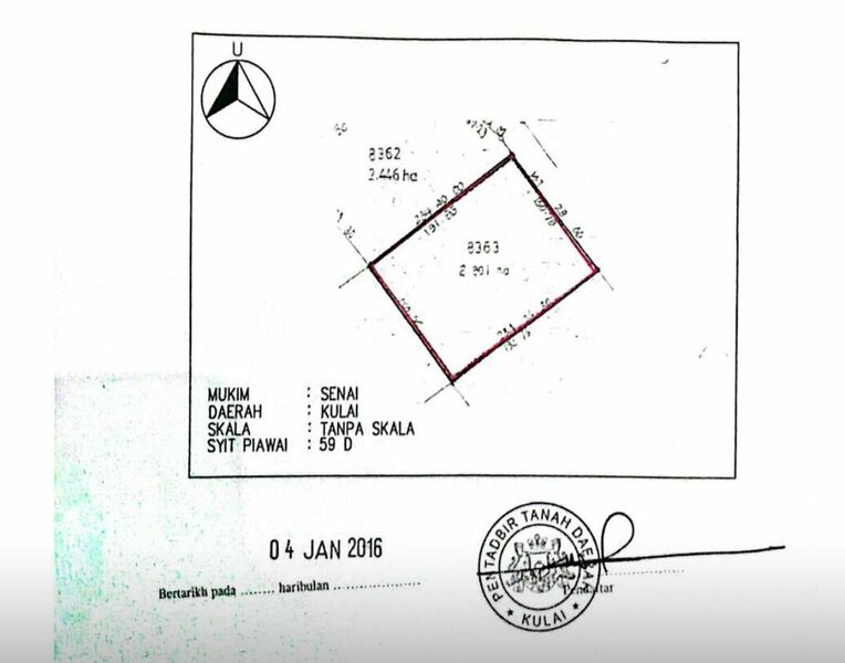 Senai, Seelong Land for Sale