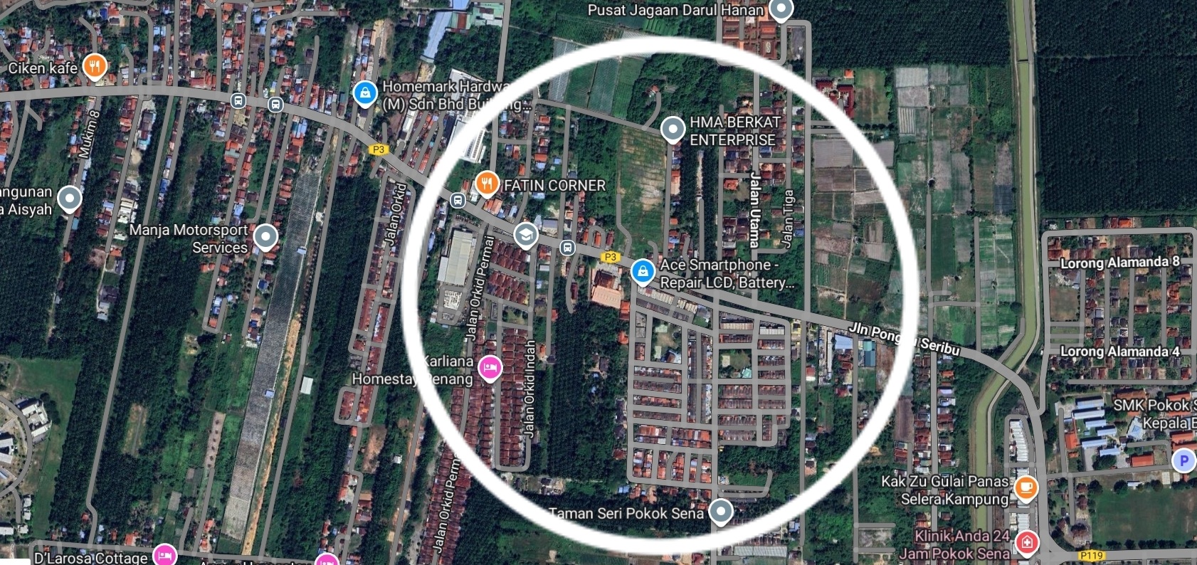  6 Ekar 1st Grade @ RM 42/kp  Tanah Tepi Jalan Pongsu Seribu,Penang 2 image