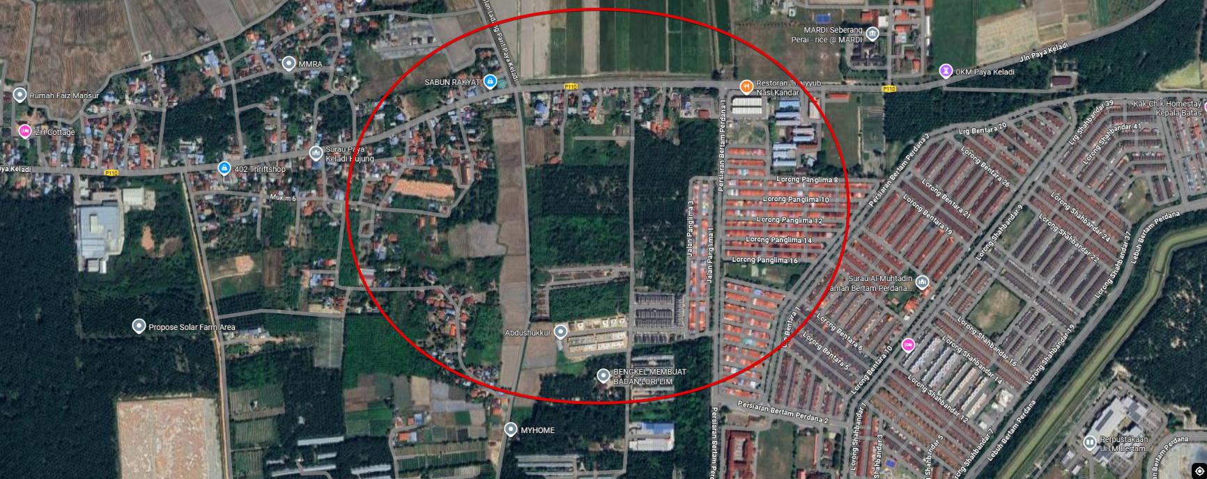  5.4 Ekar Tanah Darat Zoning Kampung @ Paya Keladi, Bertam image