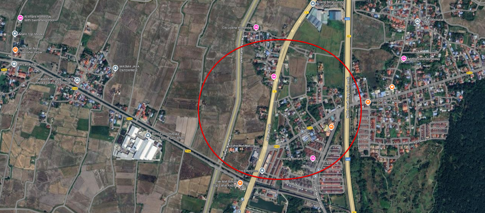  41,000kp Zoning Perumahan Tanah Tepi Jalan  Utama @ Permatang 3 Ringgit image