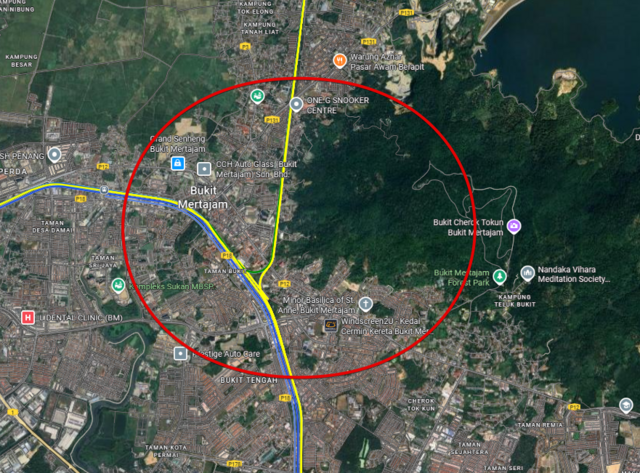 10 Acres Hill land for Inverstment @ Bukit Mertajam image