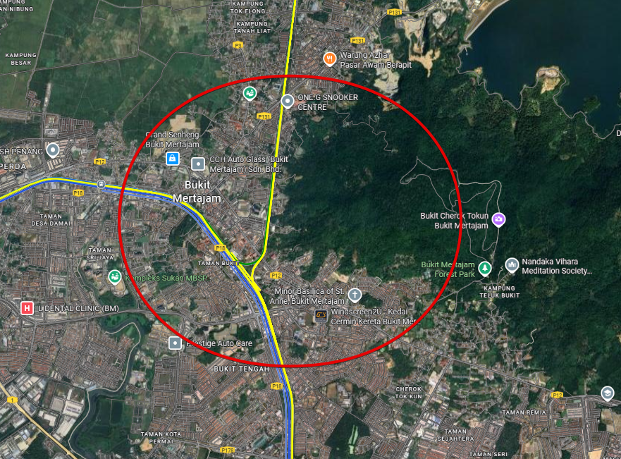 10 Acres Hill land for Inverstment @ Bukit Mertajam image